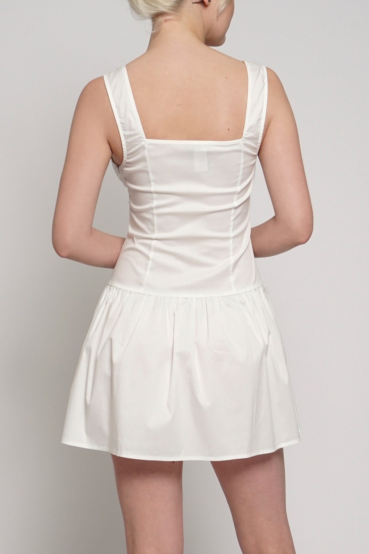 Charli White Poplin Mini Dress