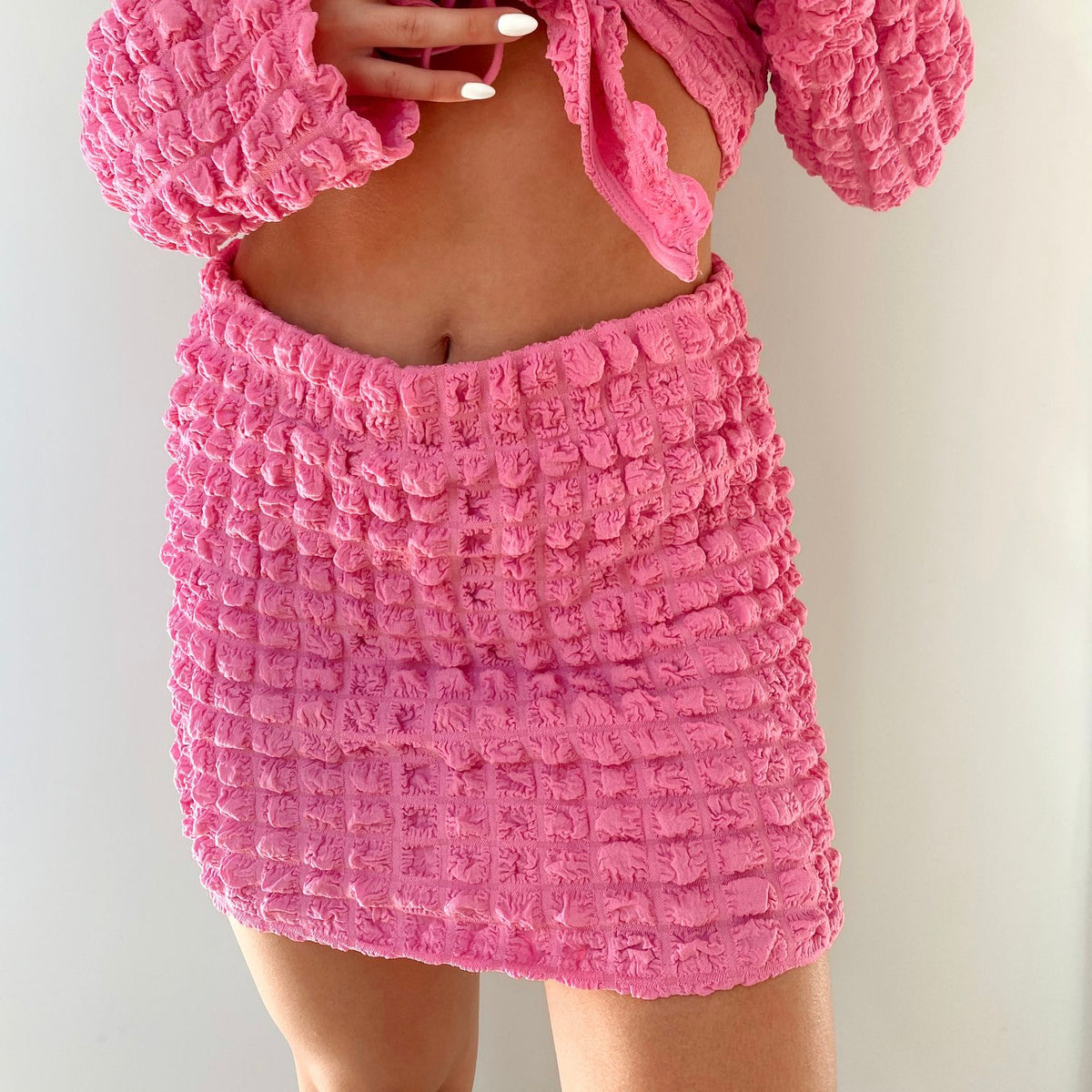 Kim Pink Bubble Skirt