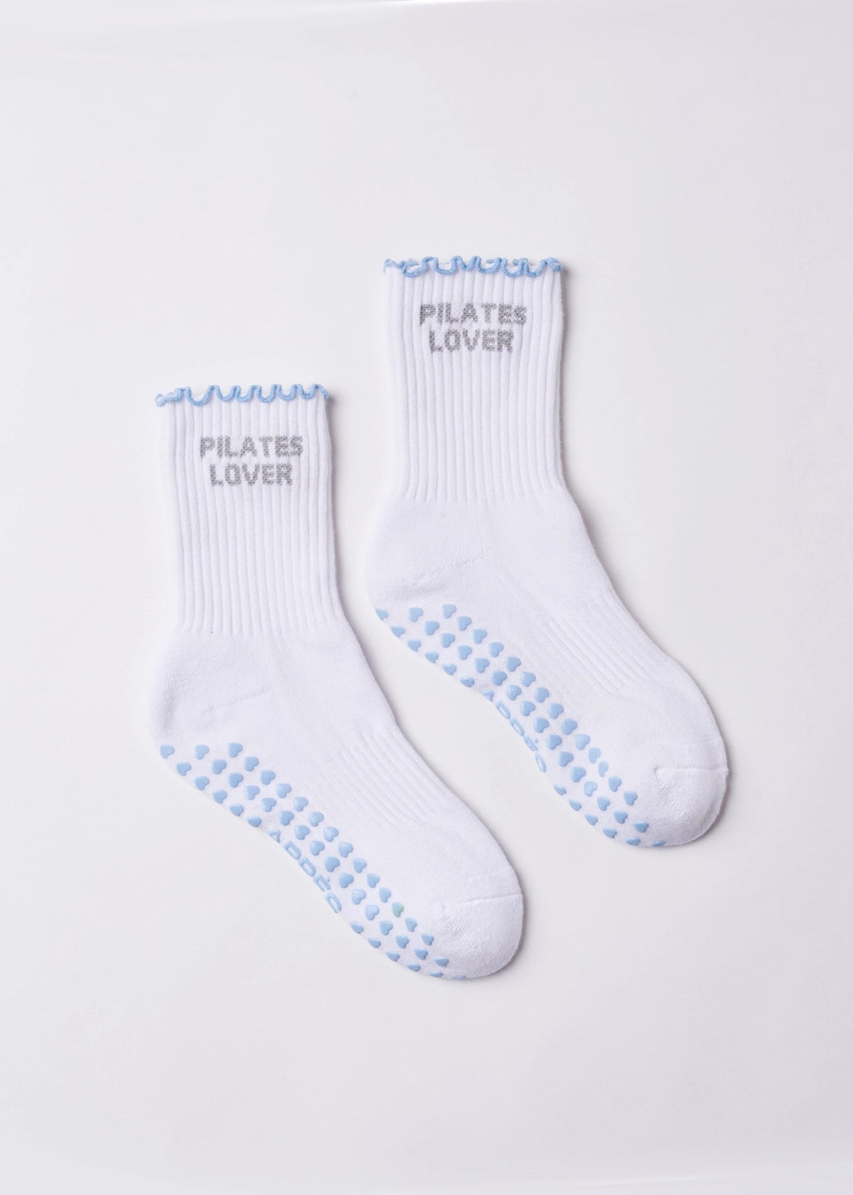 Pilates Lover Blue Grip Socks