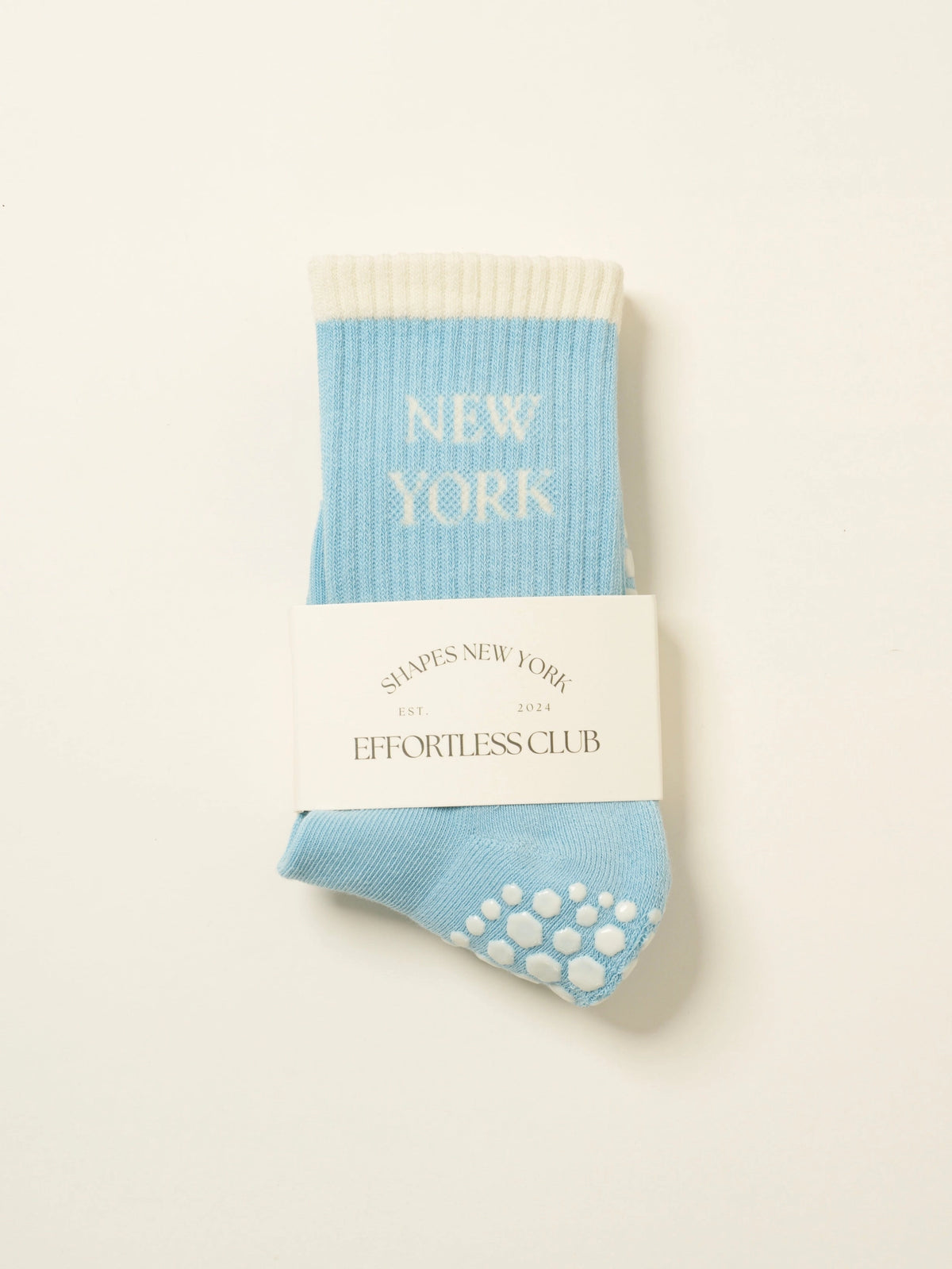 New York Blue Grip Socks