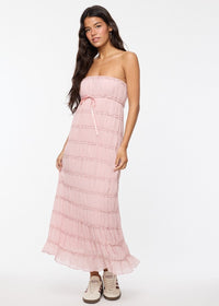 Karine Pink Maxi Dress