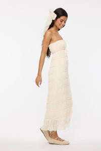 Karine Cream Maxi Dress