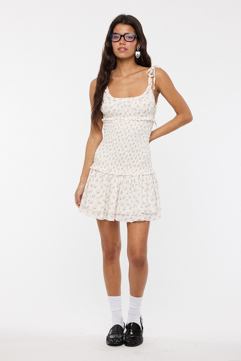 Whitney Pink Mini Dress