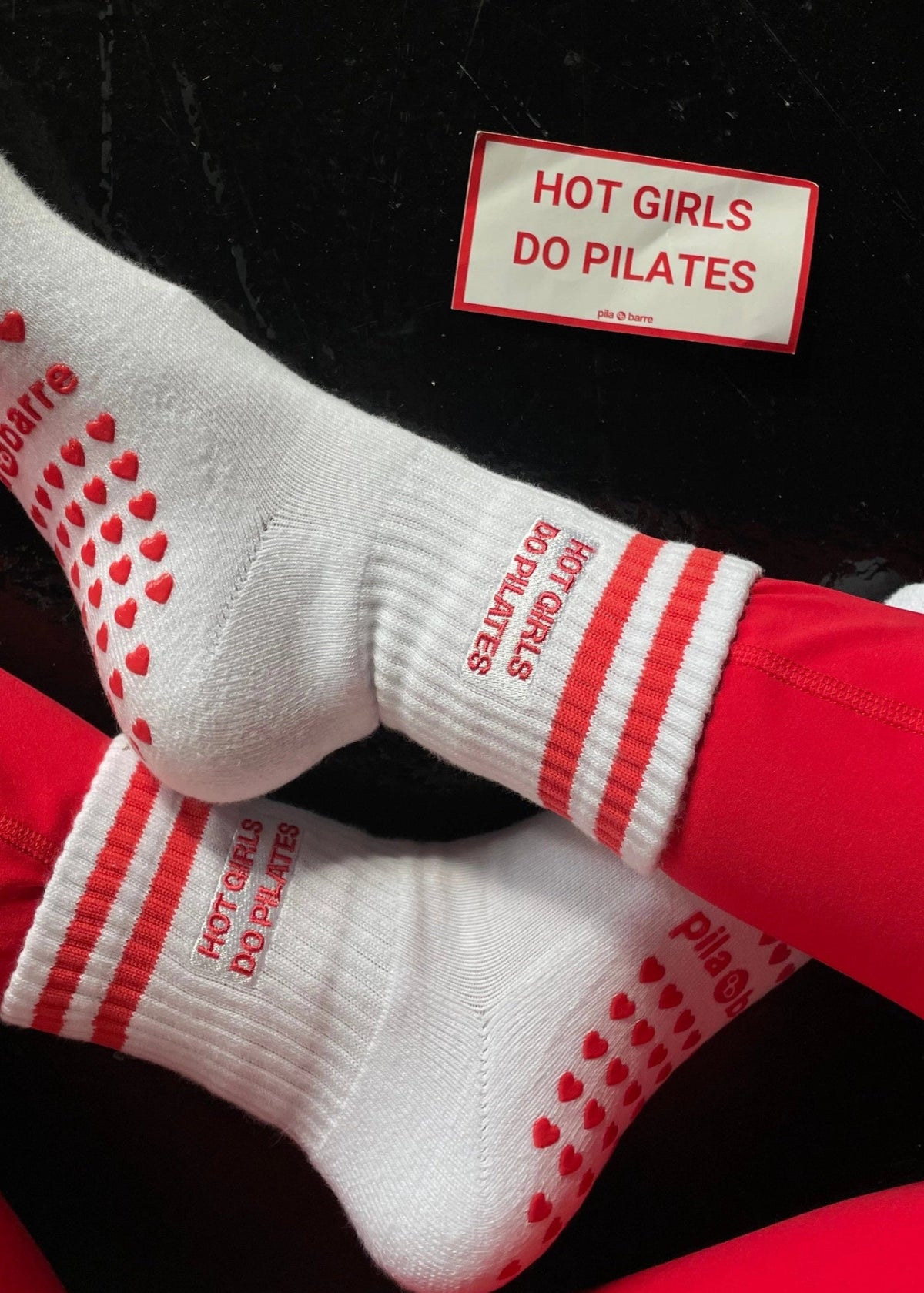 Hot Girls Do Pilates Grip Socks