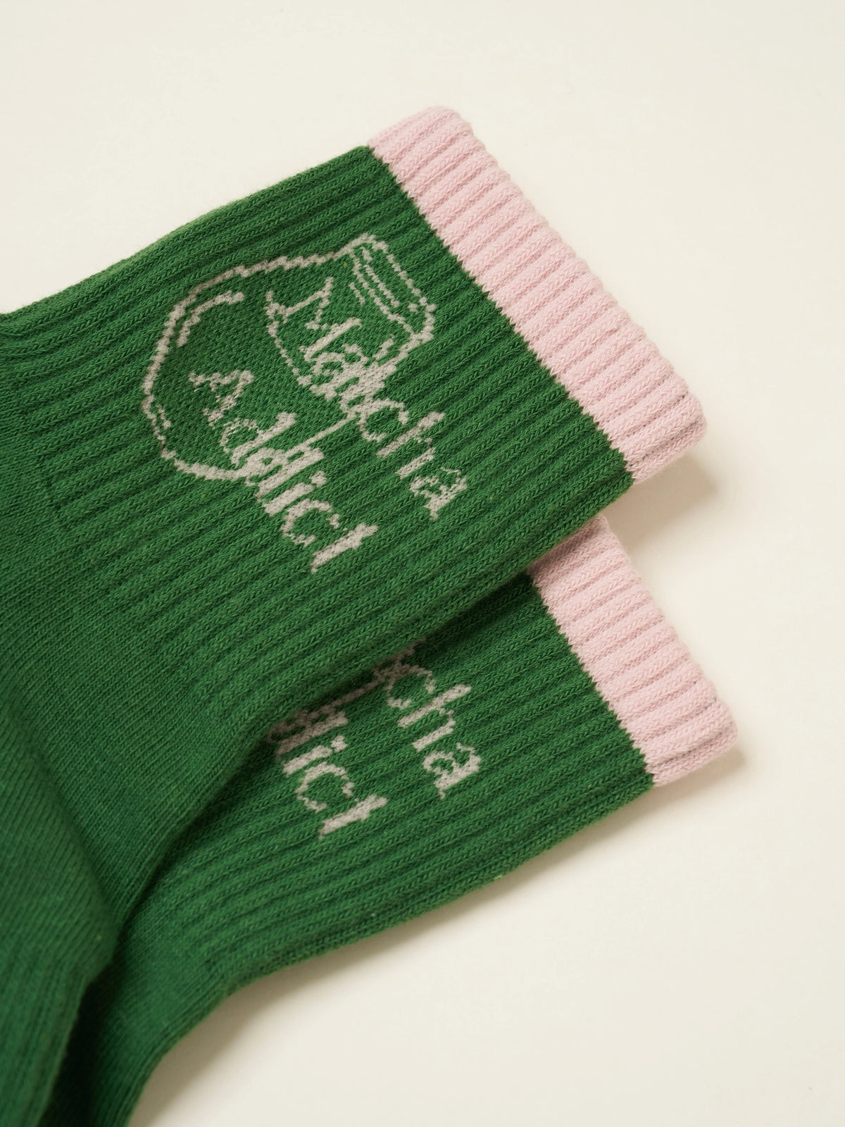 Matcha Addict Grip Socks