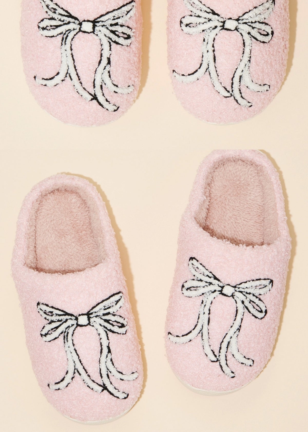 Wrapping Ribbon Pink Slippers