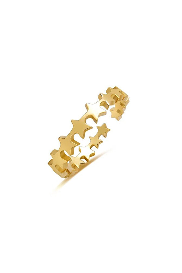 Starry 18k Gold Ring