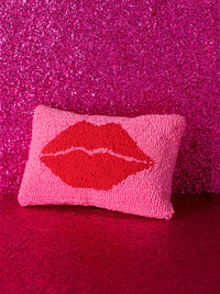 Pink Lips Pillow