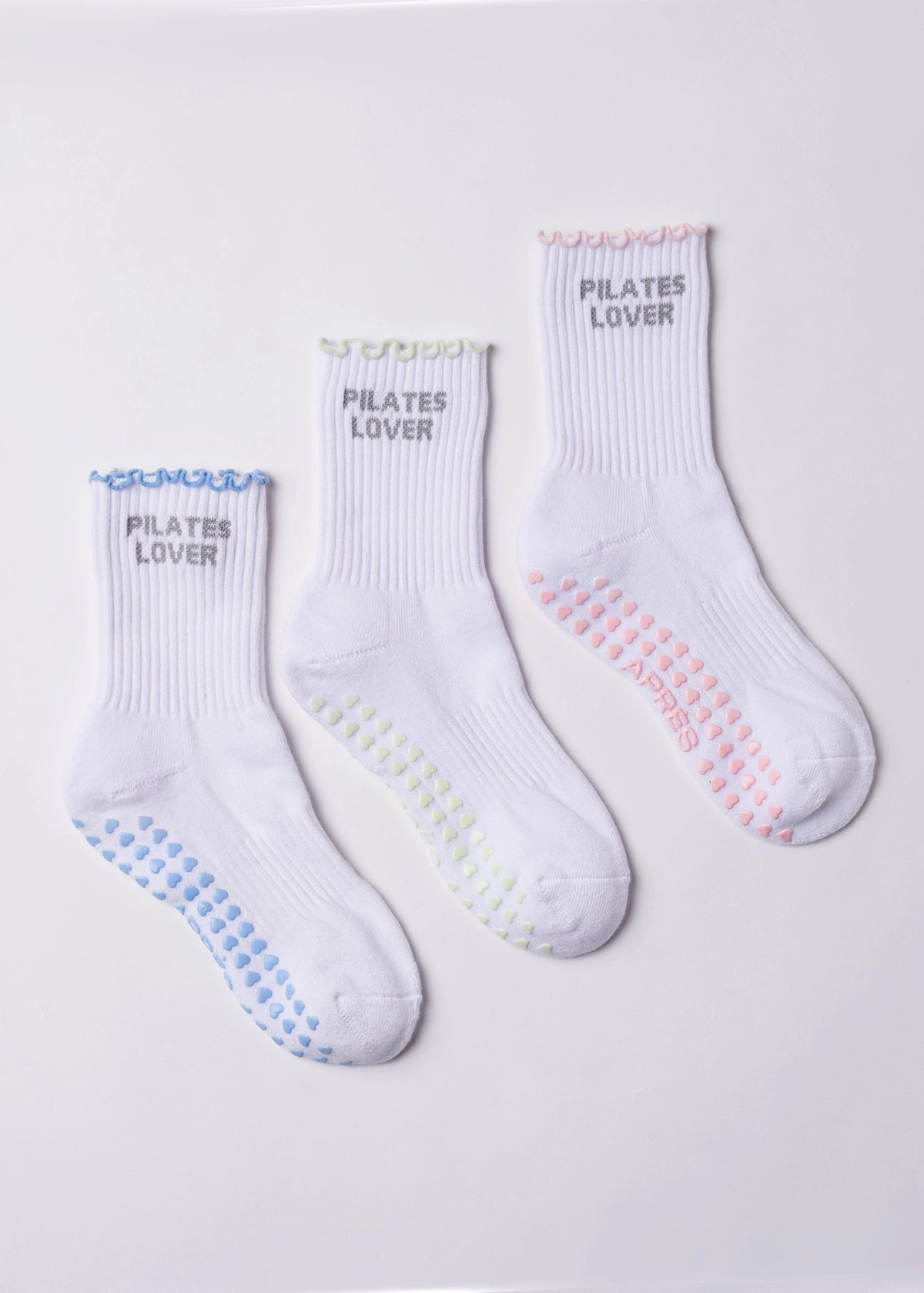 Pilates Lover Blue Grip Socks