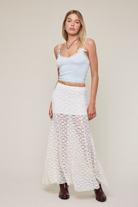 Kenz Blue Bows Tank Top