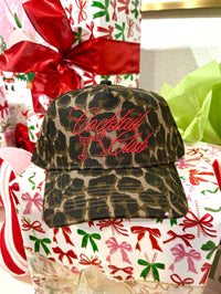 Cocktail Club Leopard Trucker Hat