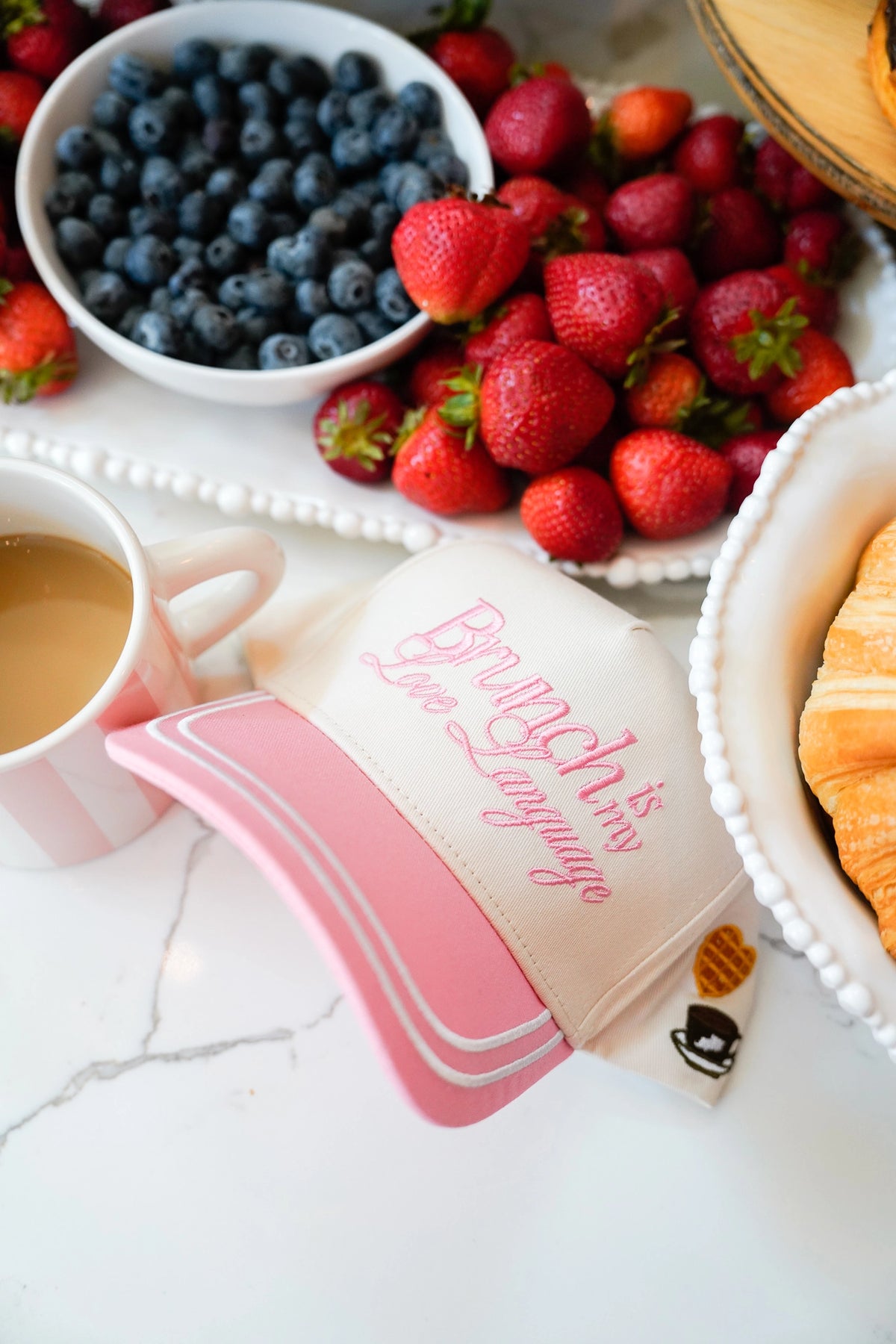 Pink Brunch Trucker Hat