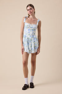 Allison Blue Mini Dress