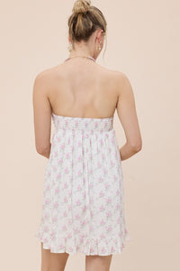 Tammy Pink Floral Mini Dress