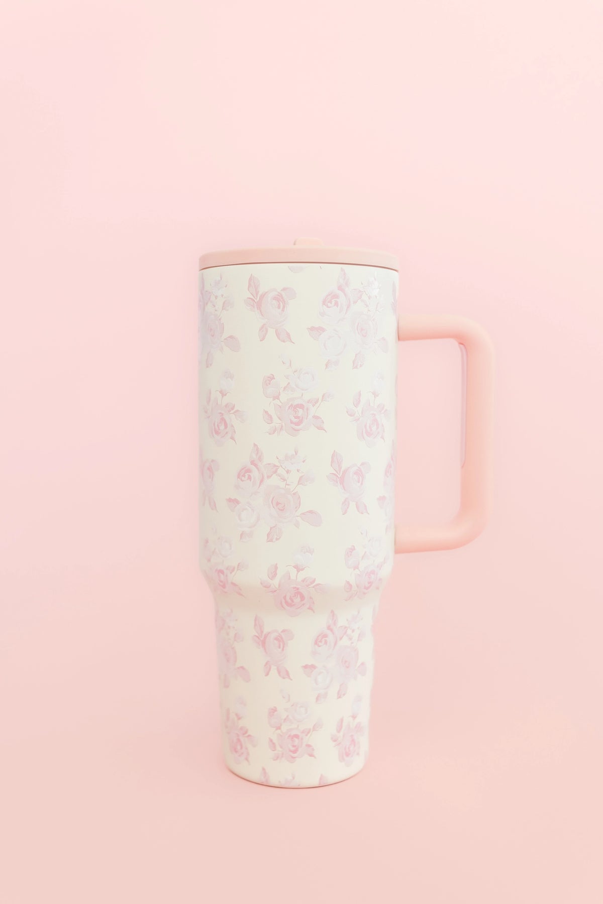 Pink Floral Tumbler