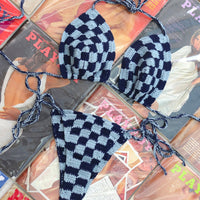 Kia Navy Crochet Handmade Bikini Set