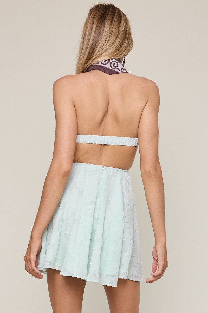 Cammy Mint Green Mini Dress