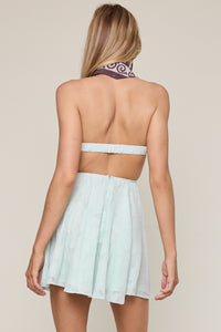 Cammy Mint Green Mini Dress