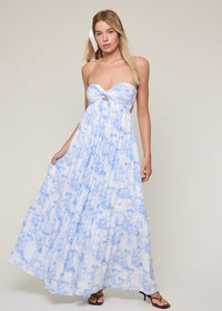 Marielle Blue Maxi Dress