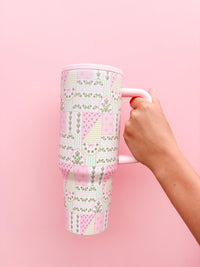 Floral Patchwork Tumbler