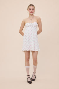 Tammy Pink Floral Mini Dress