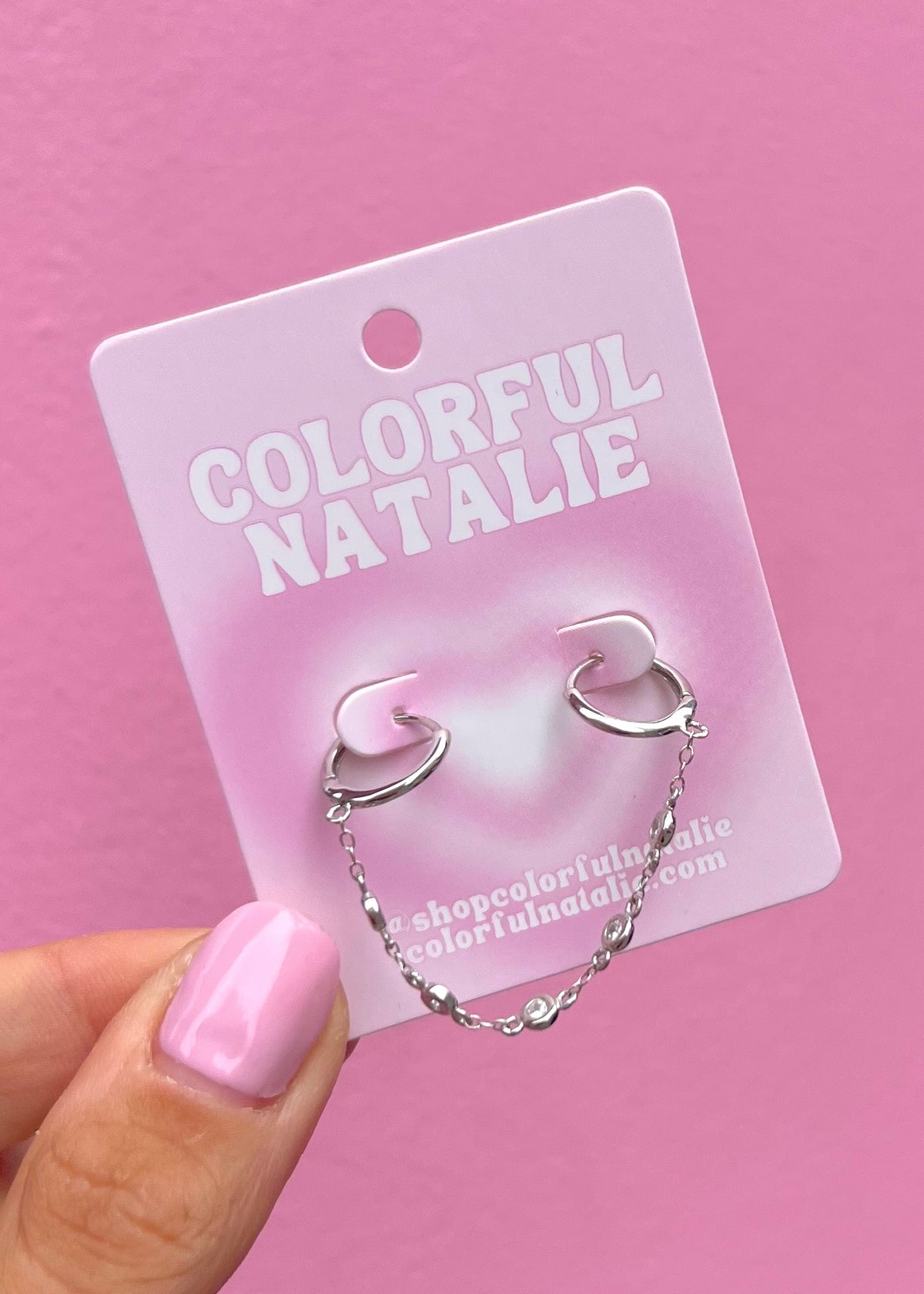 Sterling Silver Double Huggie Earrings