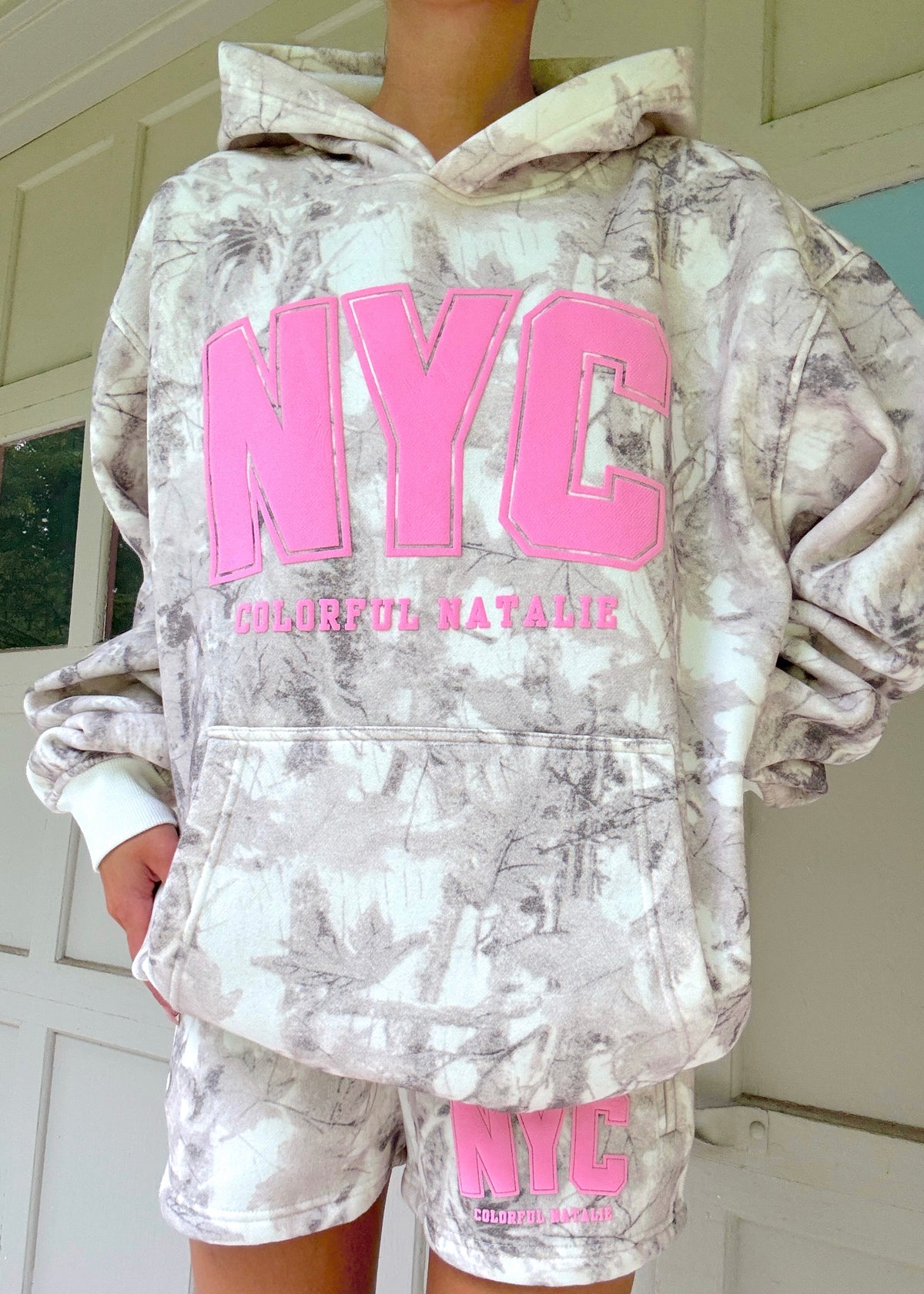 Preorder: NYC Camo Puff Print Hoodie
