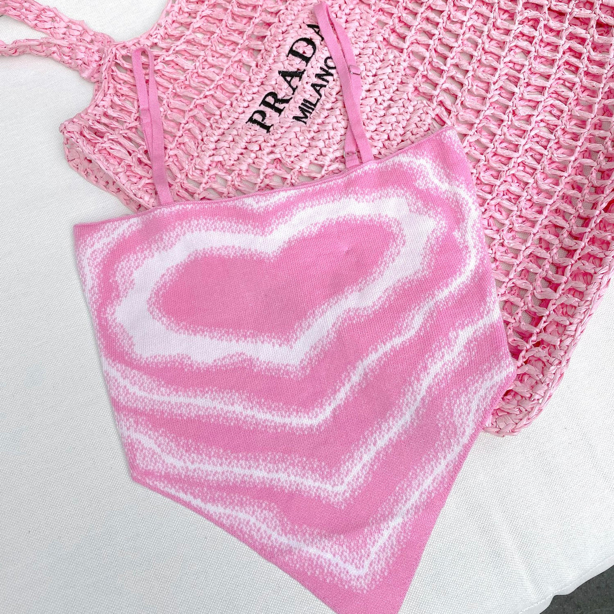 Knit Valentine Top Pink