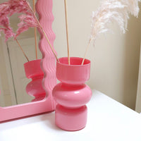 Perrie Pink Abstract Vase