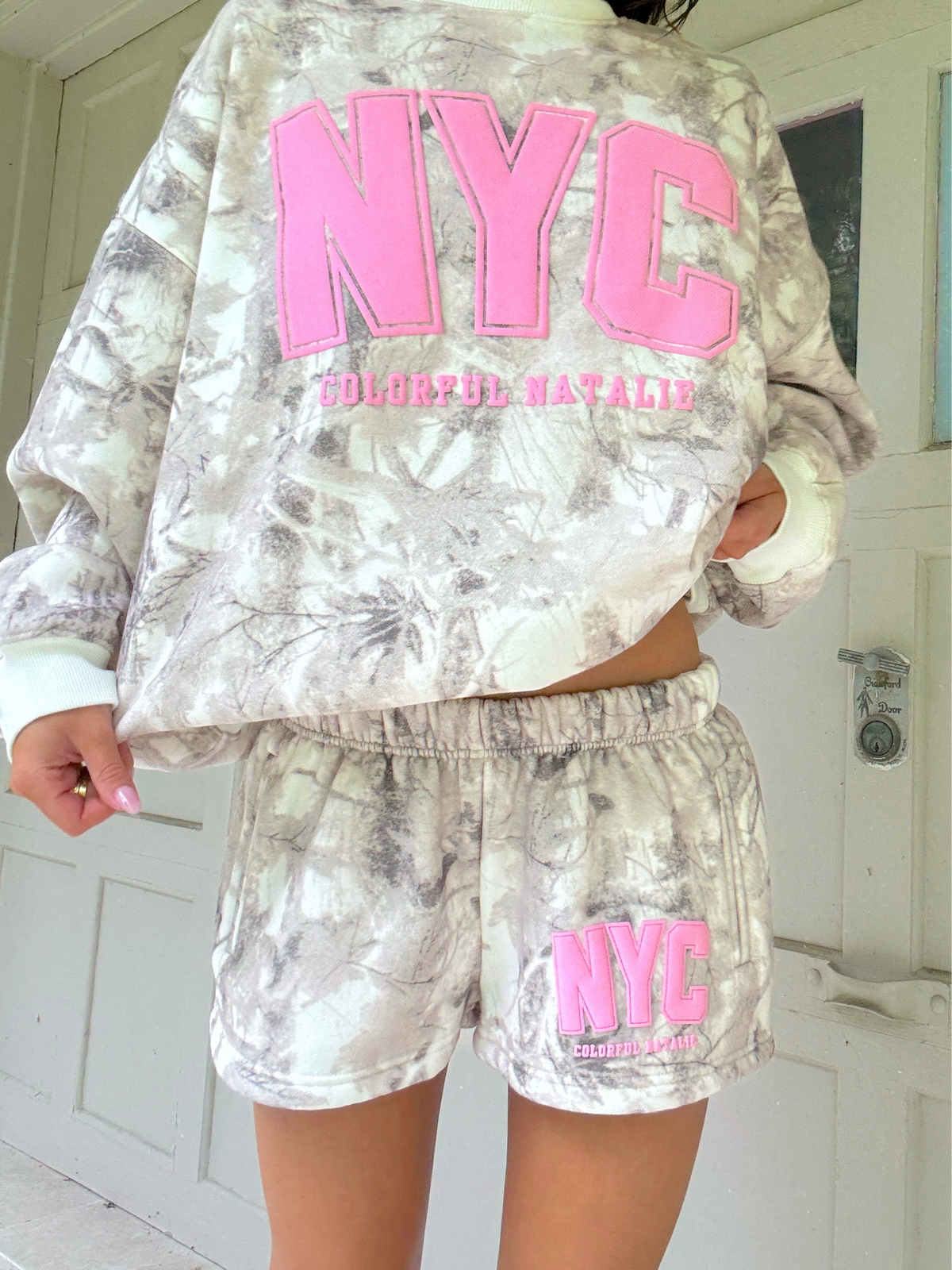 Preorder: NYC Camo Sweat Shorts