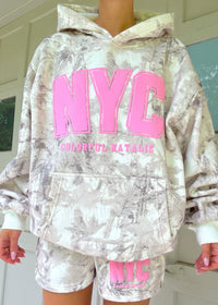 Preorder: NYC Camo Puff Print Hoodie