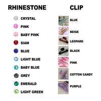 Custom Rhinestone Name Hair Clip