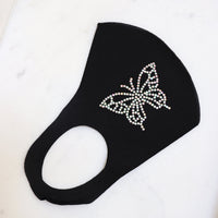 Rhinestone Butterfly Mask