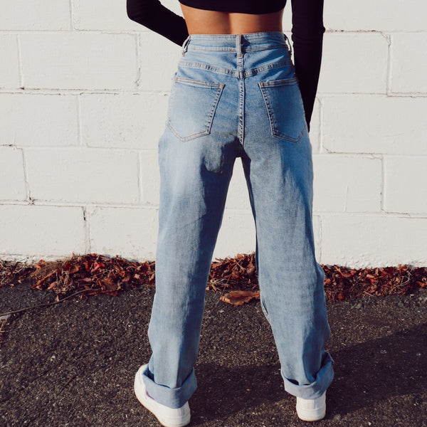 Brie Asymmetrical Jeans