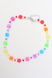 Rainbow Smiley Necklace