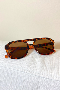 Azalea Leopard Frame Sunglasses