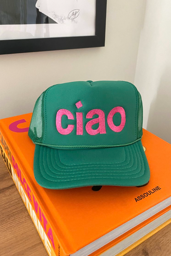 Ciao Green Trucker Hat