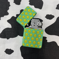 Green Smiley Lighter