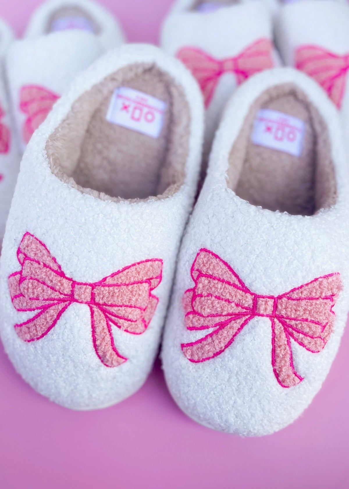 Pink Ribbon Slippers