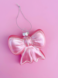 Pink Bow Ornament