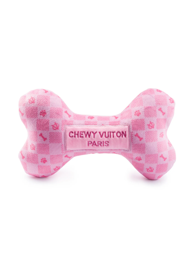 Chewy Vuiton Pink Dog Toy