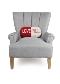 Love Pill Red Pillow