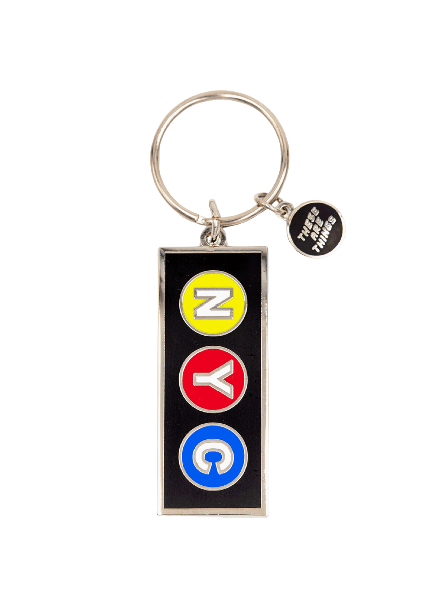Tramway Keychain NYC Subway Enamel Keychain – Colorful Natalie