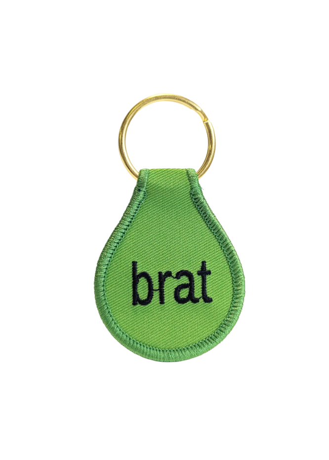 Brat Green Key Tag