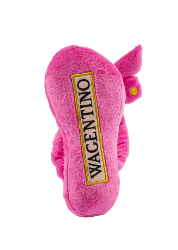Wagentino Pink Sandal Dog Toy
