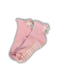 Coquette Bow Grip Socks