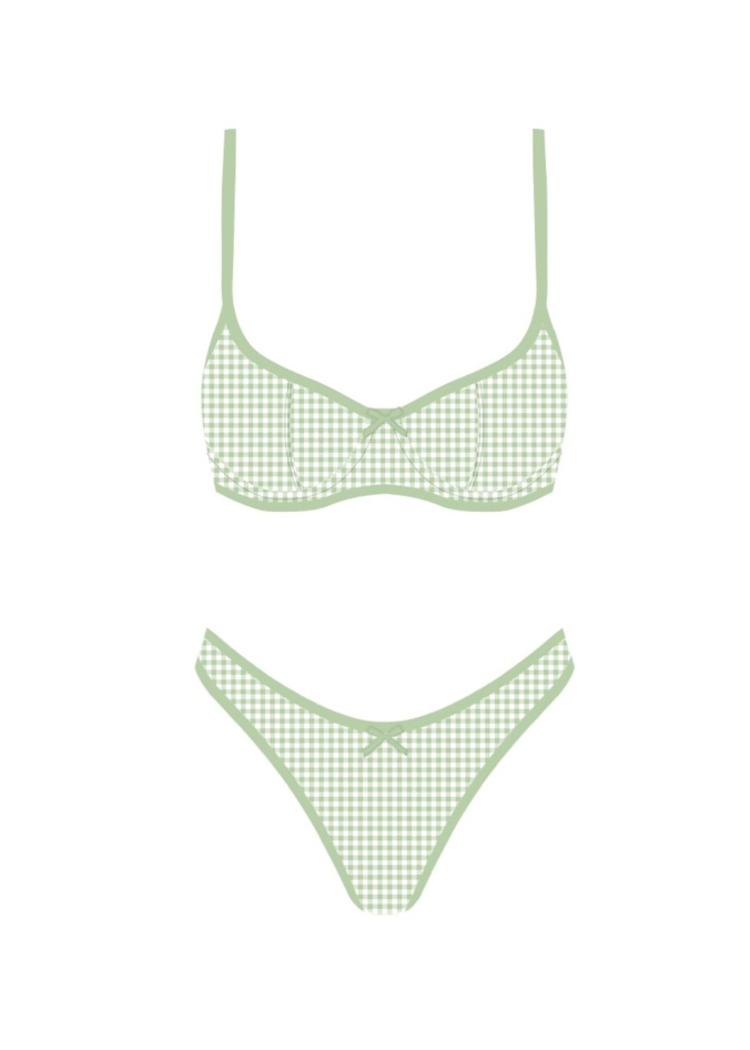 By The Waves Green Bikini Set