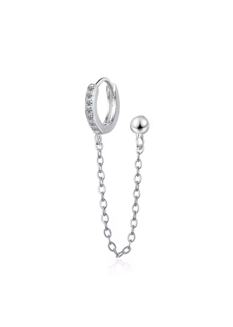 Sterling Silver Huggie and Stud