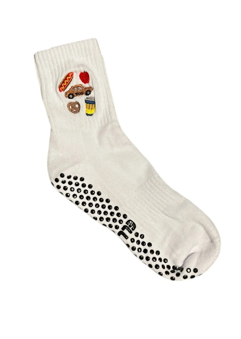 NYC Themed Grip Socks