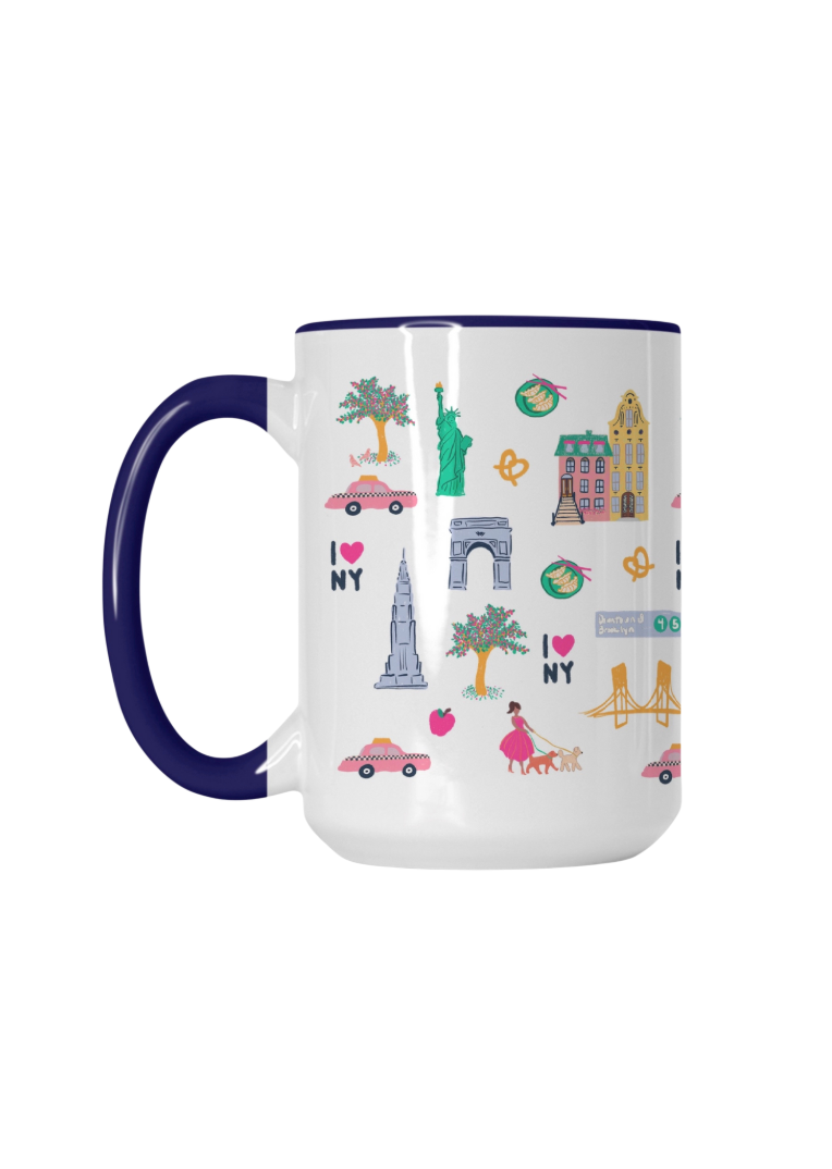 New York City Girly Ceramic Mug